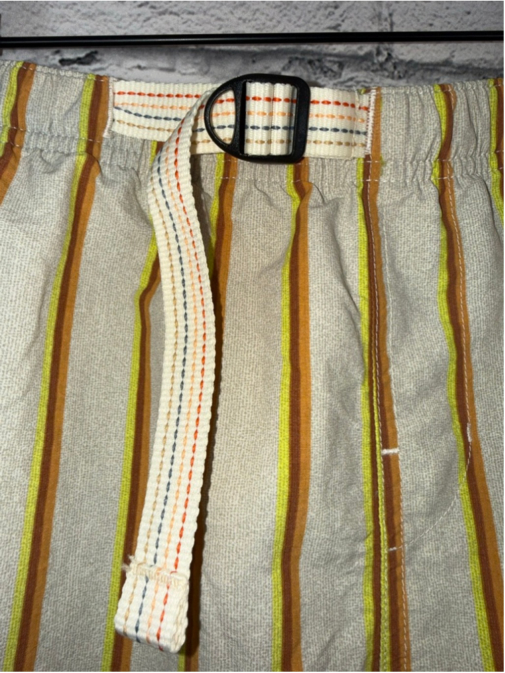 Men's Prana Shorts size Large Indio Heritage Shorts Yarrow Striped 5’ inseam NWT - Picture 8 of 16